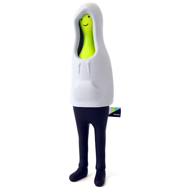 Addi (Hoodie) - Gray × Green by Yuta Osugi