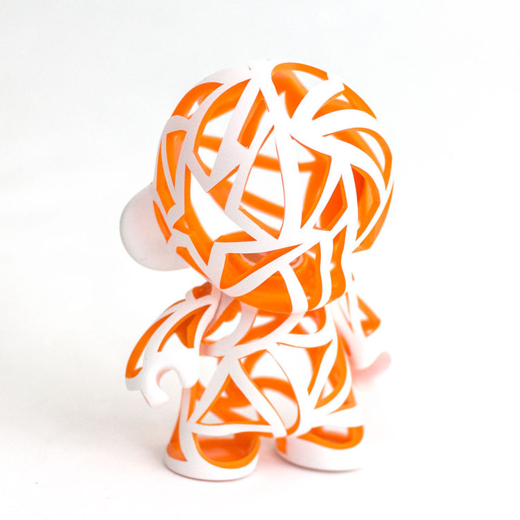 Custom 4" Munny - Orange by Carson Catlin