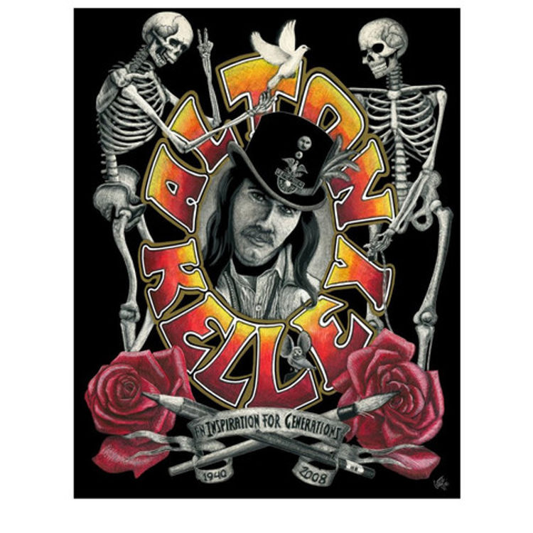 "Alton Kelley" Print by Craig McCudden (Tapecat)
