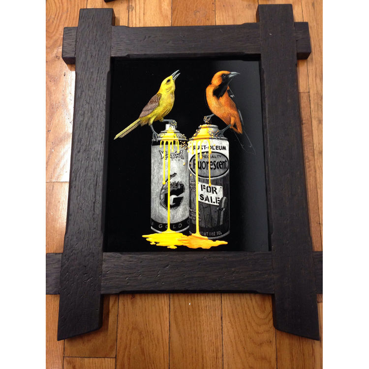 Hooded Orioles by Craig McCudden (Tapecat)