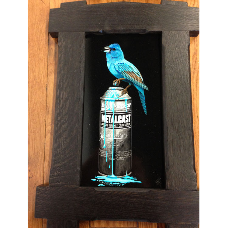 Indigo Bunting by Craig McCudden (Tapecat)