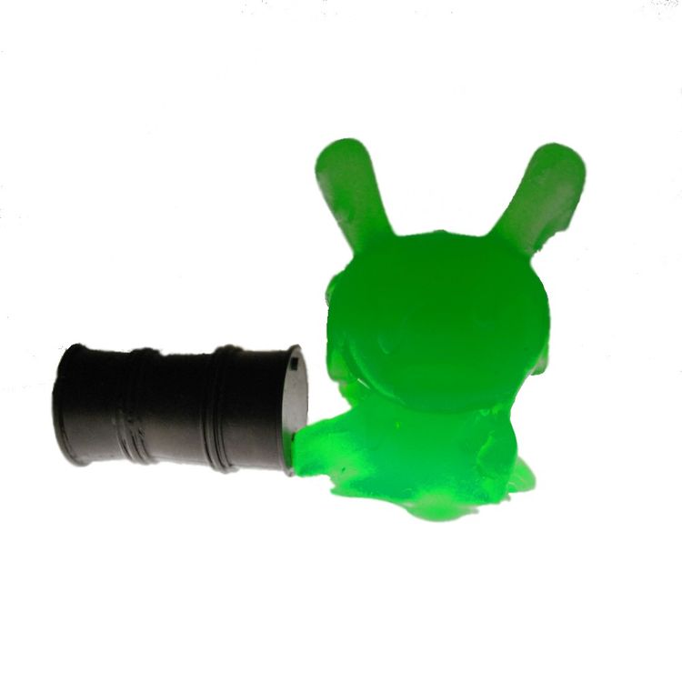 GID Radioactive Dunny - IT ROSE FROM THE FILTH by mannyxromero