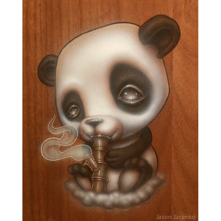 happy panda :) by Jason Jacenko