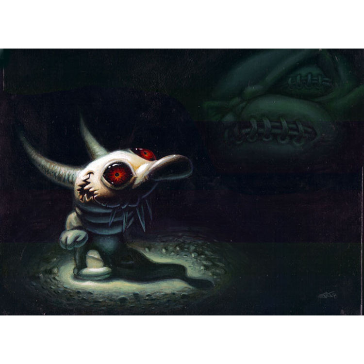 the curse oil painting by Jason Jacenko