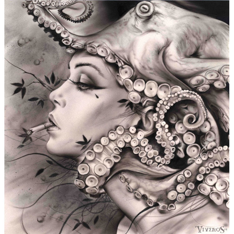 Octopussy III by Brian Viveros