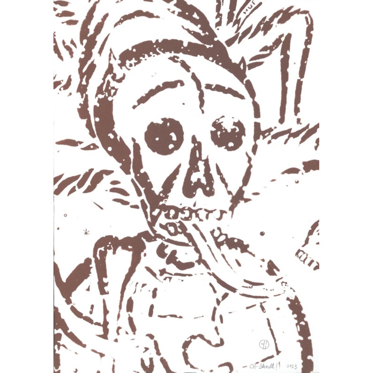 Skeleton on the World