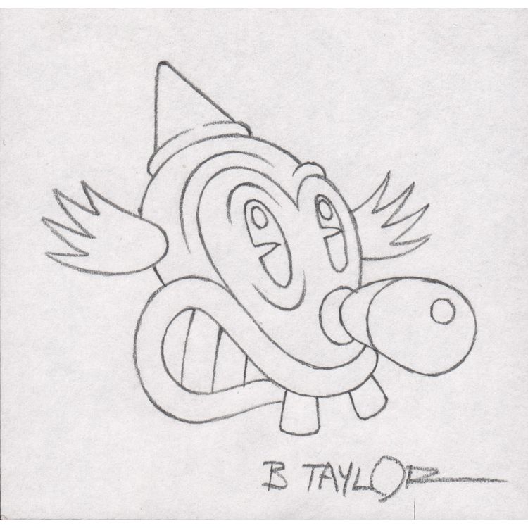 Clown with Two Teeth Drawing by Candykiller (Brian Taylor)