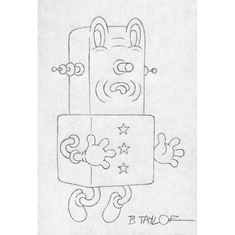 Robot Drawing by Candykiller (Brian Taylor)
