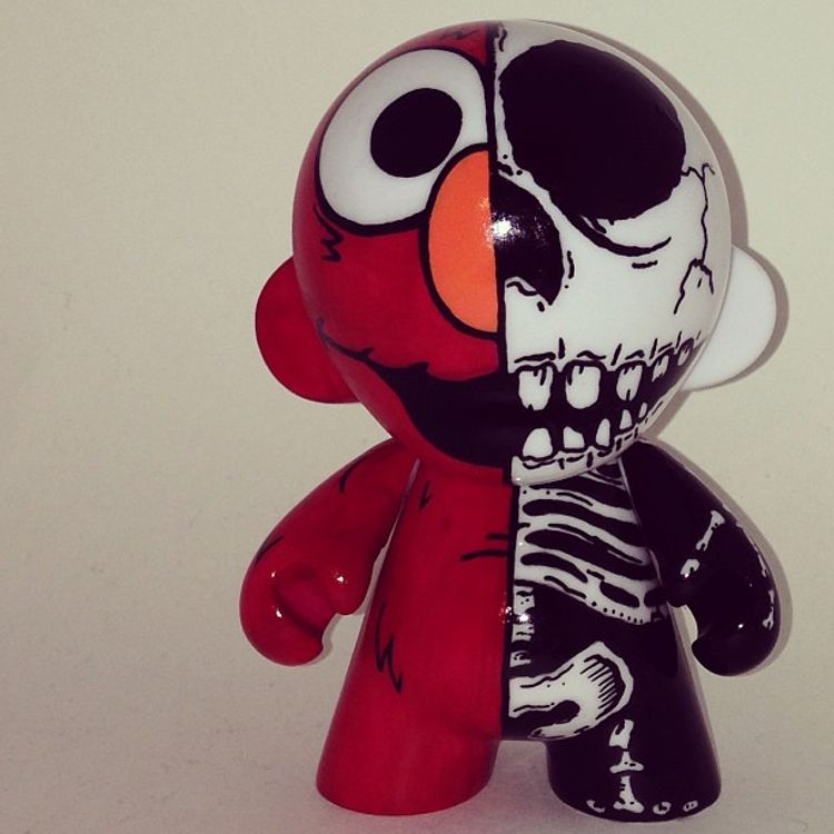 Elmo/Skeleton by The Other Guy