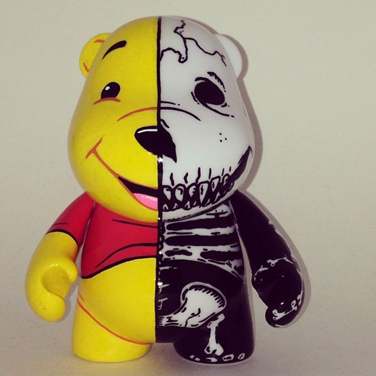 Winnie the Pooh/Skeleton by The Other Guy