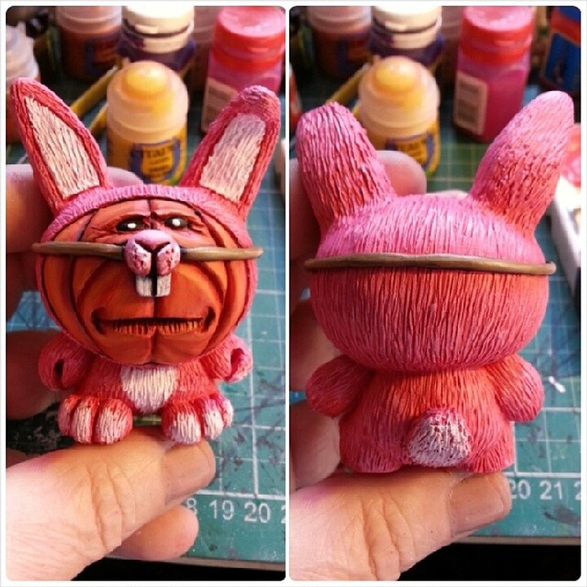 Gourdy the Easter pumpkin