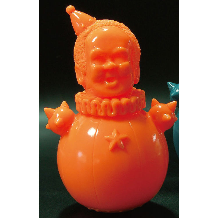 ROLY-POLY THE BOMB - clown unpainted orange by Kikkake (Atsushi Kotaki)