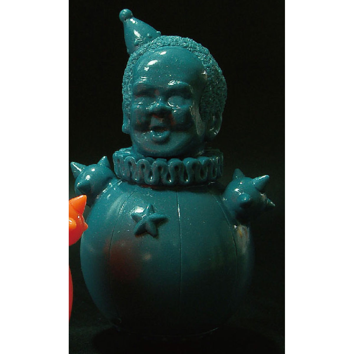 ROLY-POLY THE BOMB - clown unpainted green