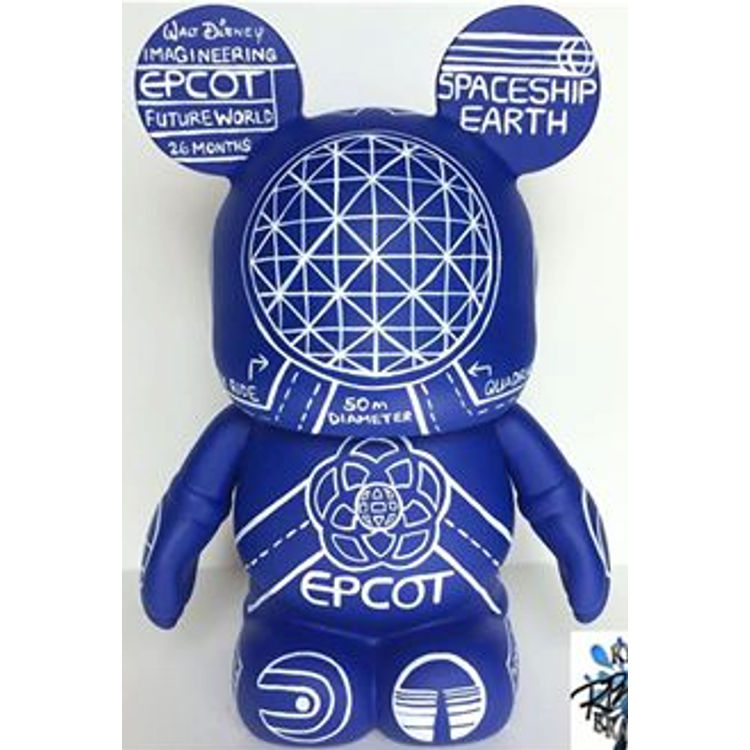 Epcot Center Blueprint by Ryan Branoff