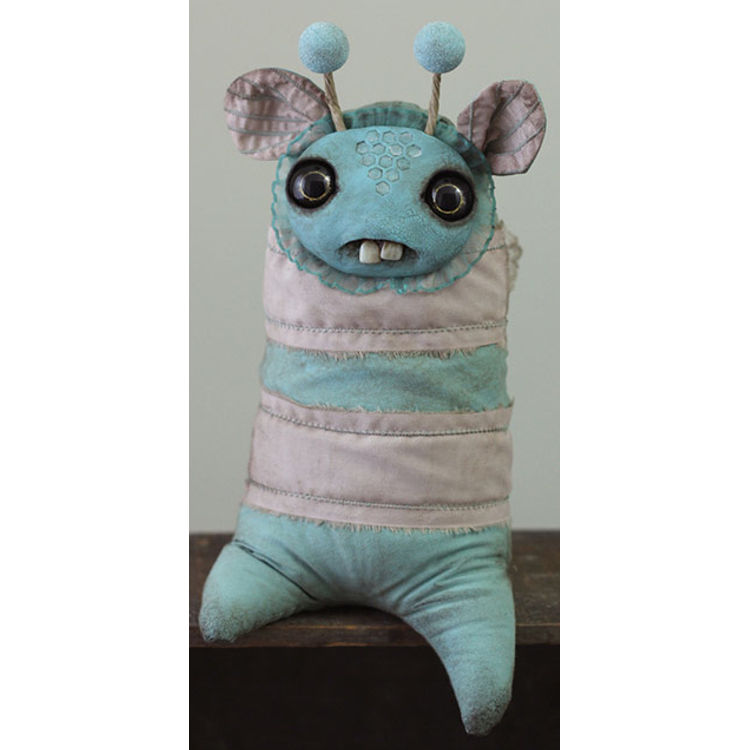 BlueCotton Candy Bee: Micro Edition (one of two) by Amanda Louise Spayd