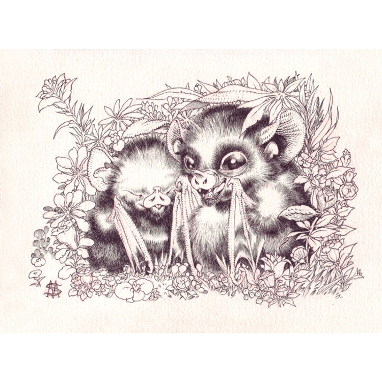 Cotton Ball Bats by Stan Manoukian