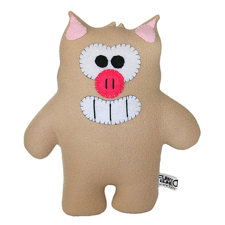 Piga The Pig Plush 12" Classic by Furry Feline Creatives