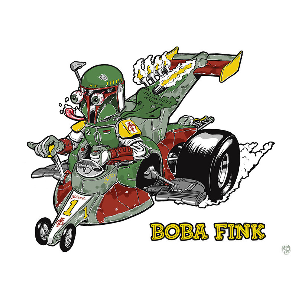 BOBA FINK PRINT