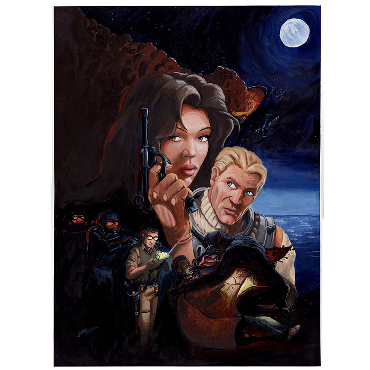 DICEY TALES ISSUE 1: ORIGINAL ART
