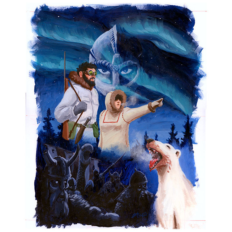 DICEY TALES ISSUE 2: ORIGINAL ART by ManlyArt (Jason Chalker)