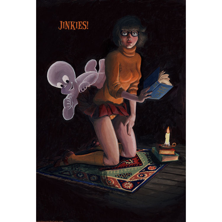 JINKIES! (VELMA PIN-UP) by ManlyArt (Jason Chalker)