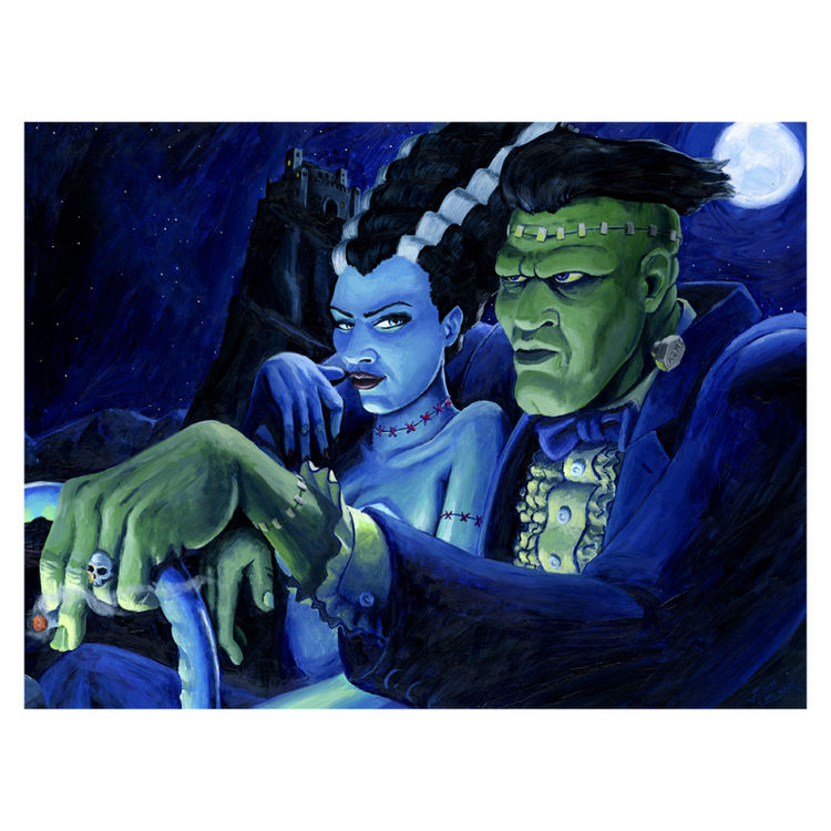 JUST MARRIED - PRINT by ManlyArt (Jason Chalker)
