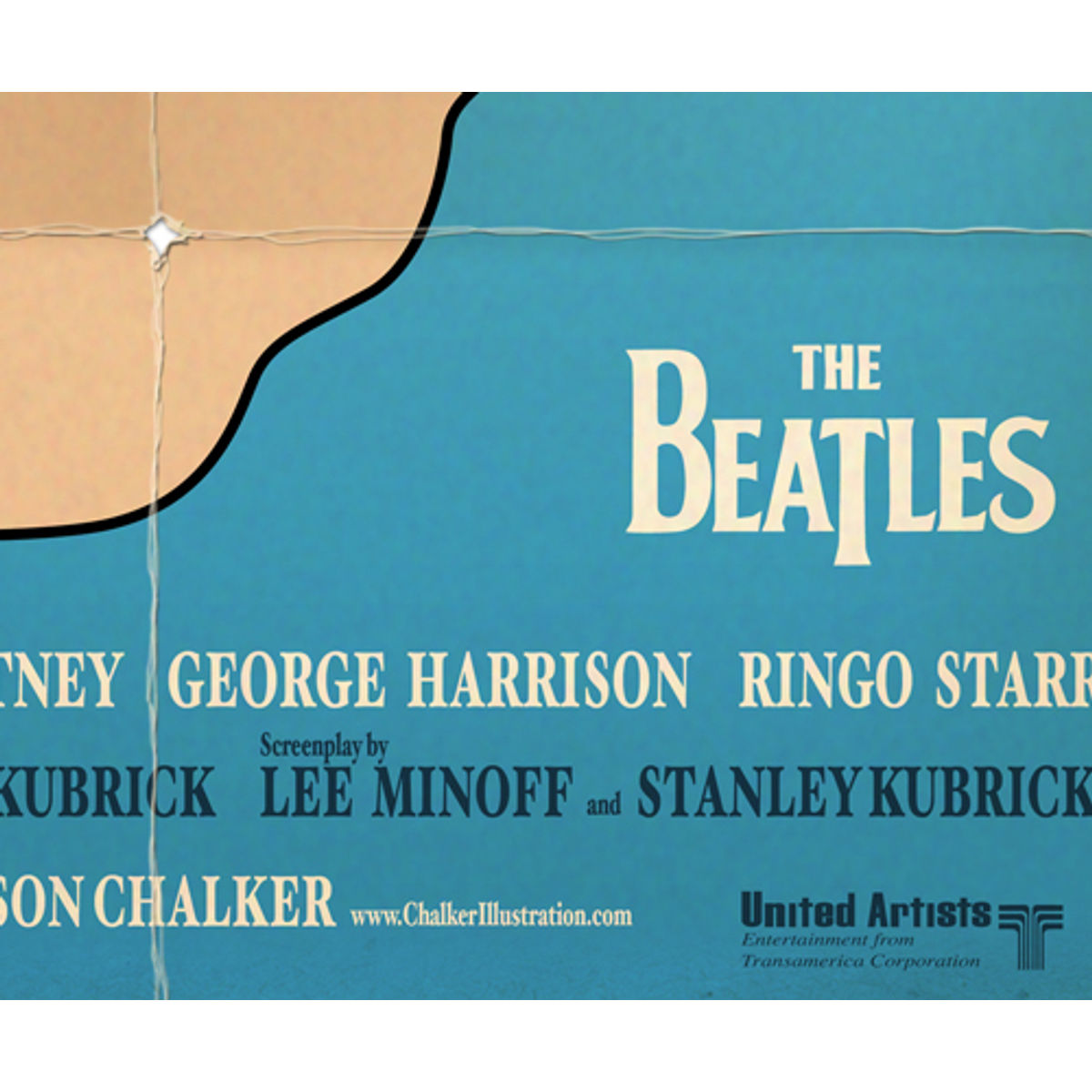 KUBRICK/BEATLES LORD OF THE RINGS PRINT