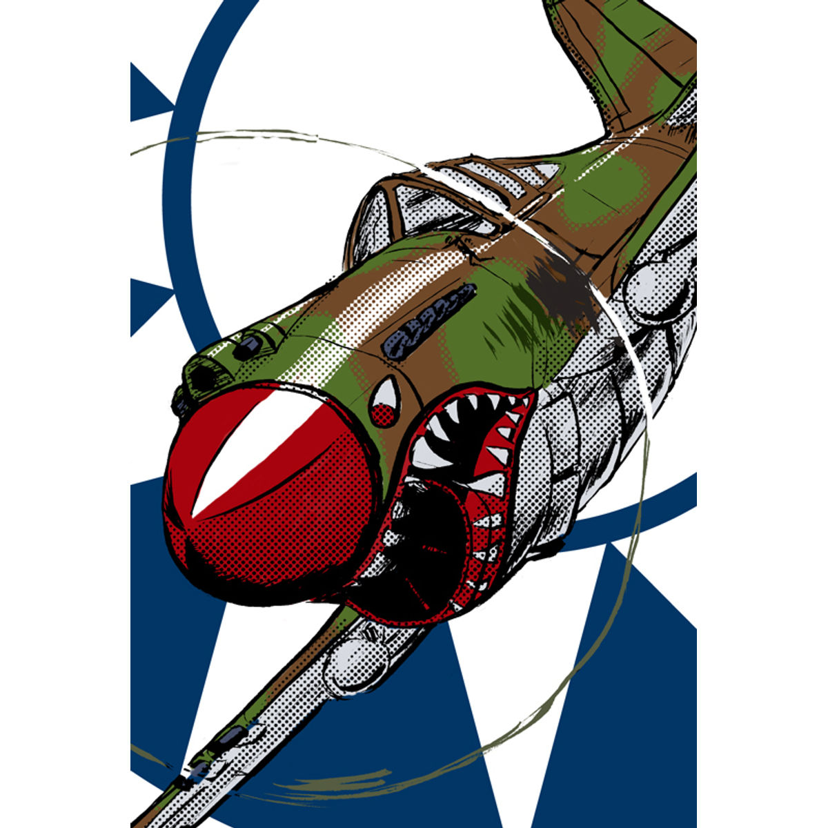 P-40 FLYING TIGER PRINT