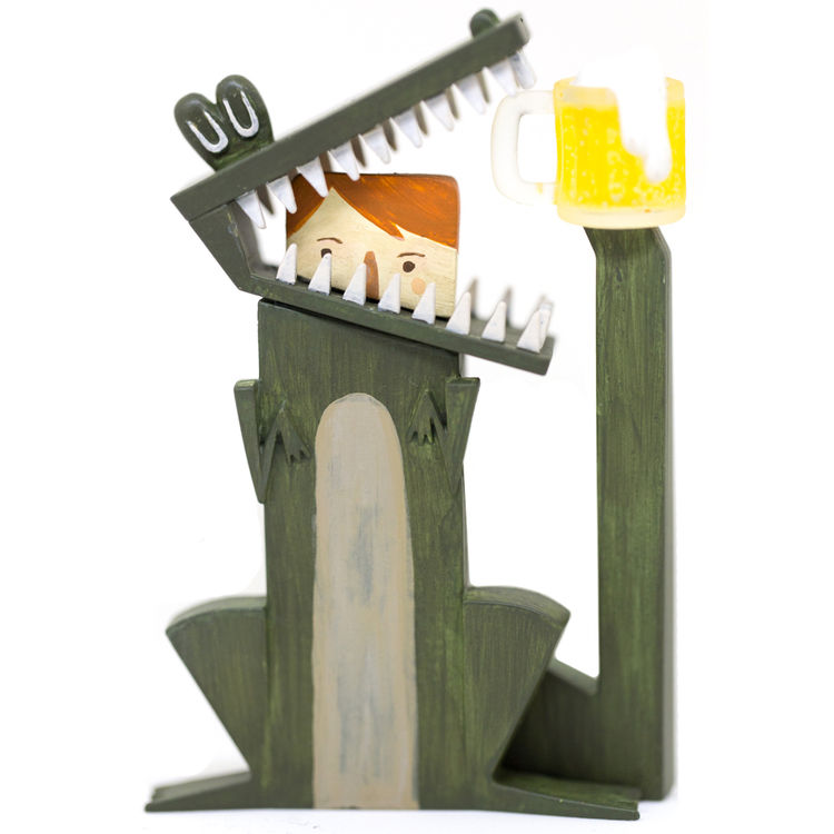 Baby Eating Crocadile - Eddie The Mascot by Wetworks (Carlo Cacho)