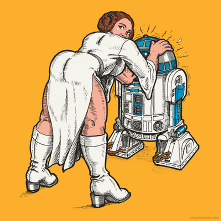 Crumby Leia by ManlyArt (Jason Chalker)