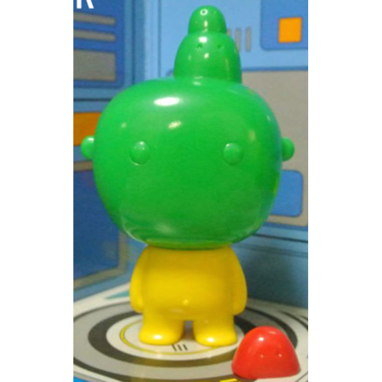 THE BOY and THE GHOST playset - Green Head Yellow Body Red Soul by Rolito