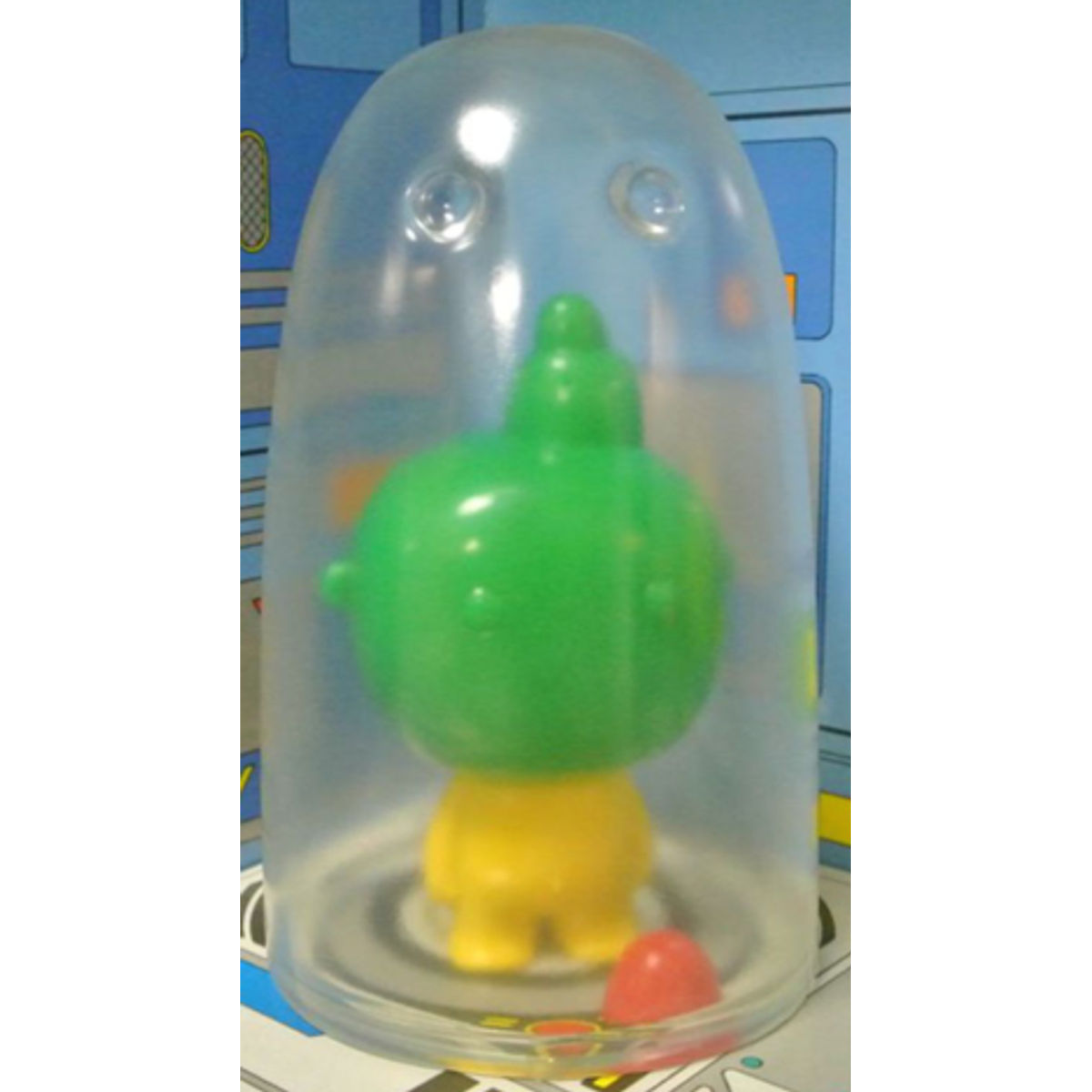 THE BOY and THE GHOST playset - Green Head Yellow Body Red Soul