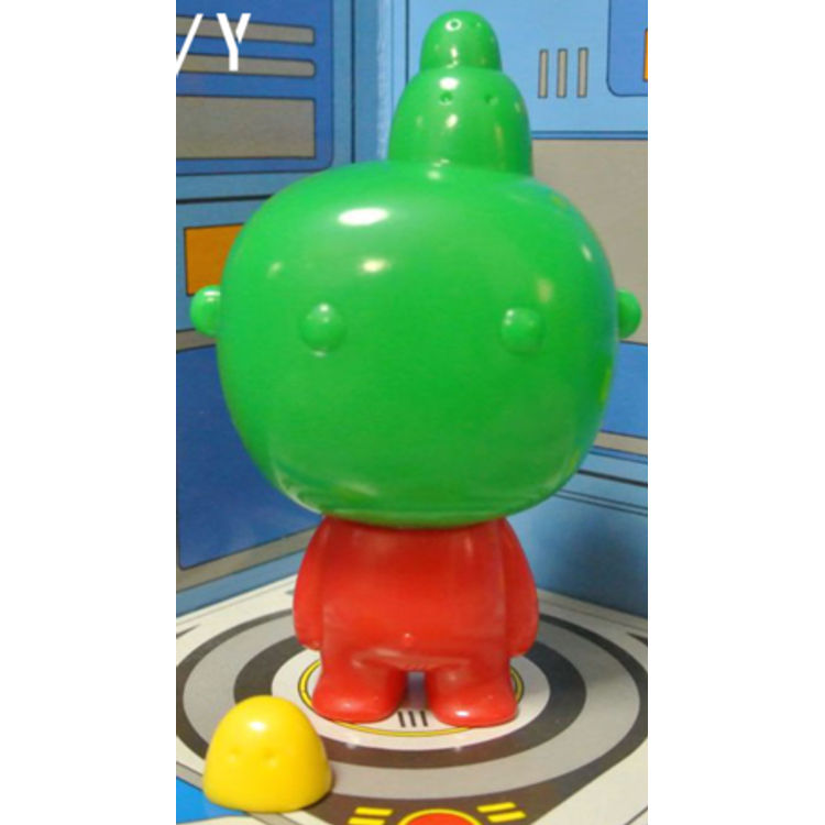 THE BOY and THE GHOST playset - Green Head Red Body Yellow Soul by Rolito