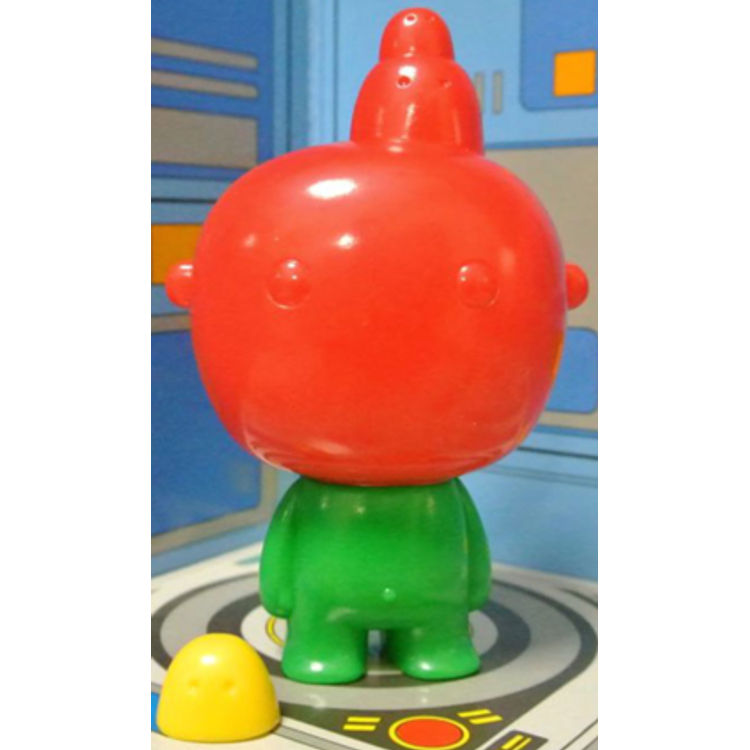 THE BOY and THE GHOST playset - Red Head Green Body Yellow Soul by Rolito