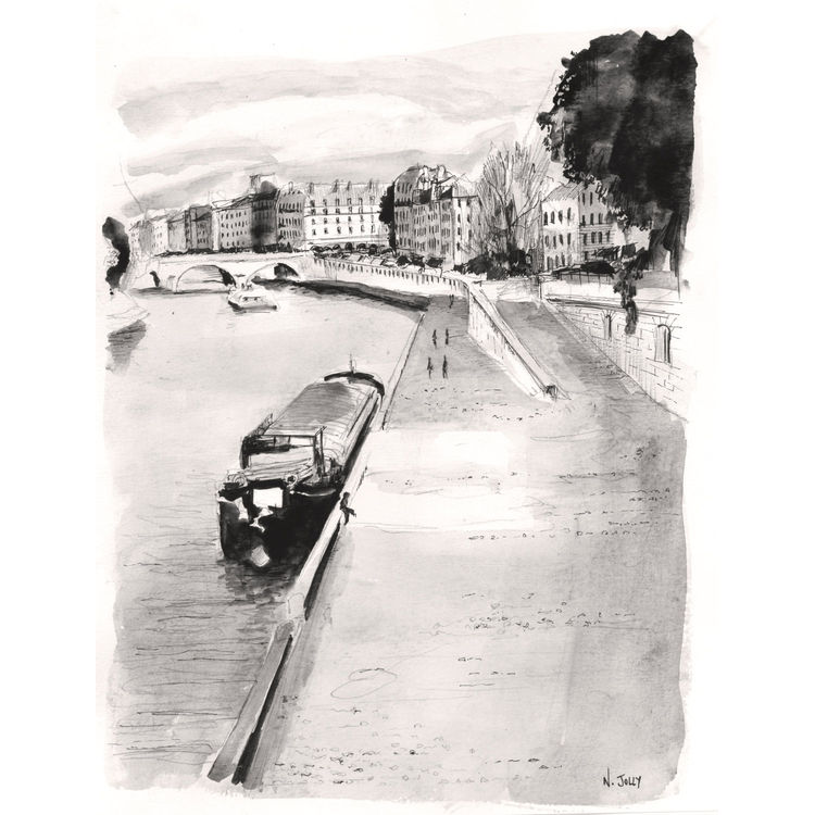 Quai de Seine by Nicolas Jolly