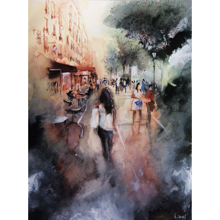 Promenade rue Saint-Martin by Nicolas Jolly