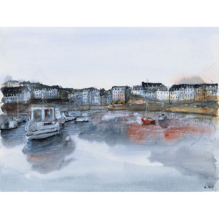 Rosmeur port by Nicolas Jolly