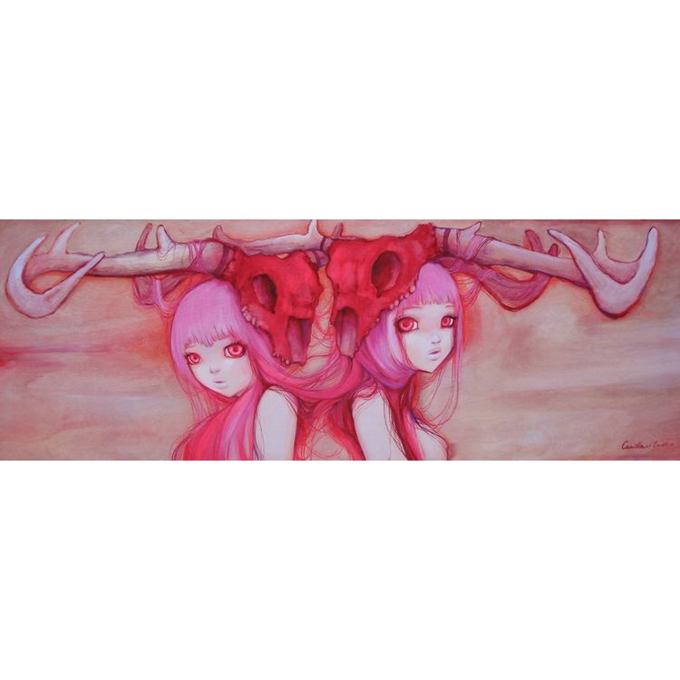 Pink Twin Rainbow by Camilla d'Errico