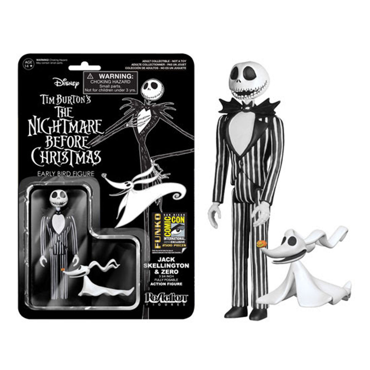 The Nightmare Before Christmas - Jack Skellington and Zero - Early Bird SDCC '14 Edition