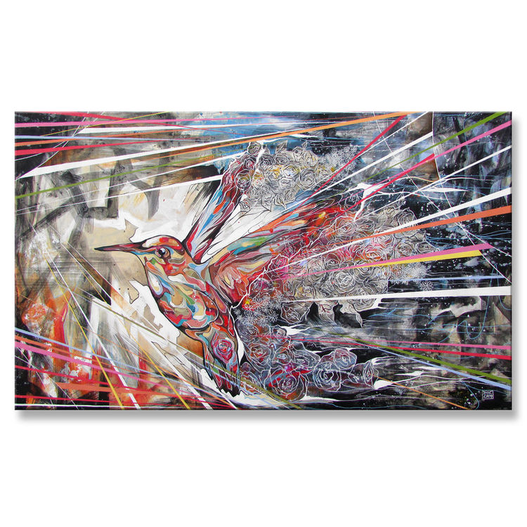 Floral Humming Bird by Danny O'Connor