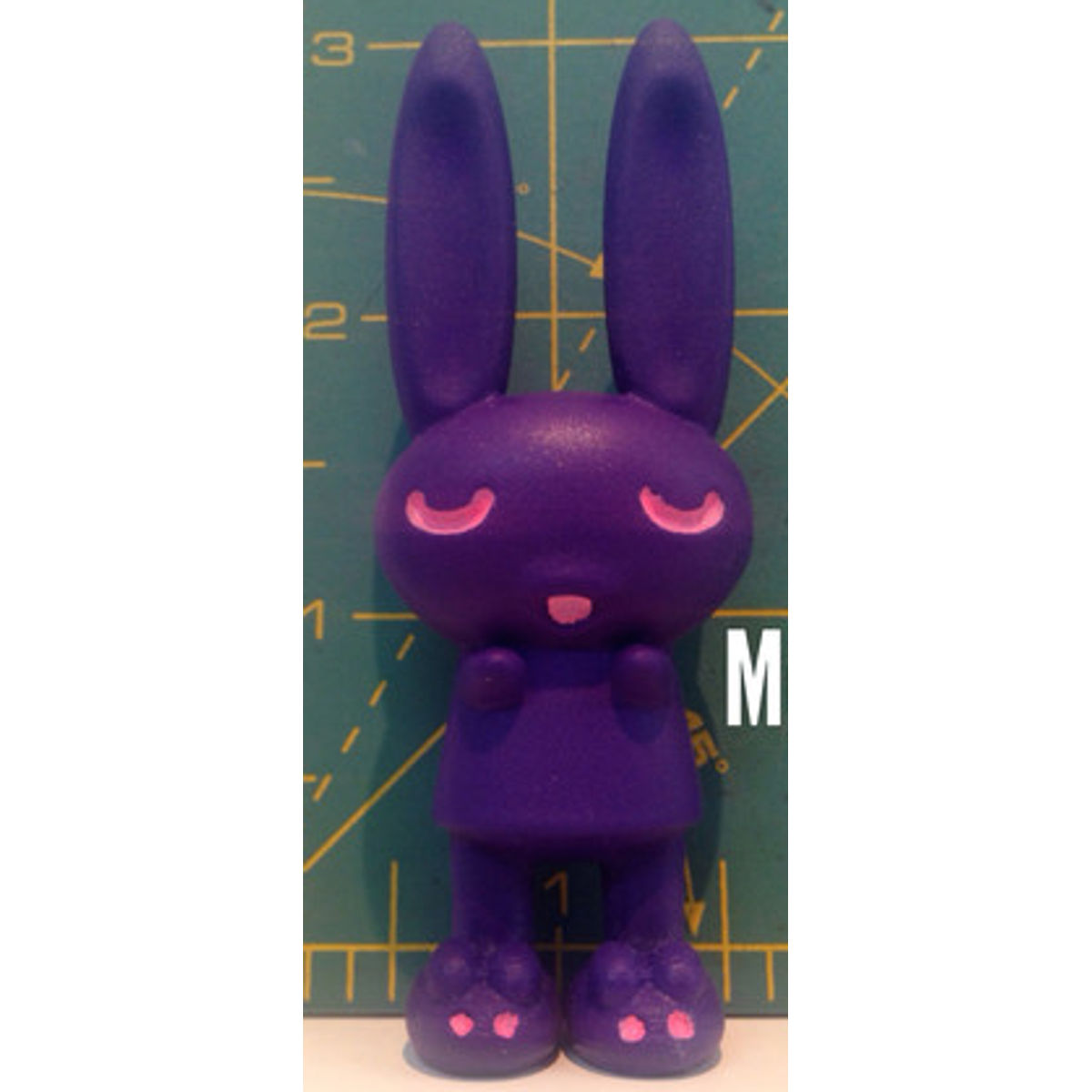 Bedtime Bunnies Dark Purple with Hot Pink Medium