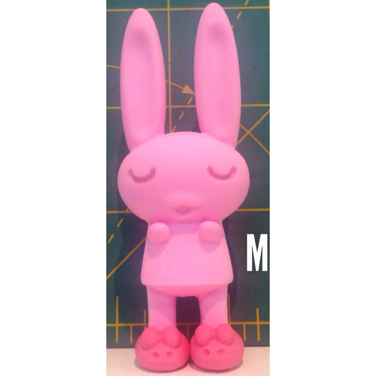 Bedtime Bunnies Light Pink with Dark Pink Medium by Peter Kato