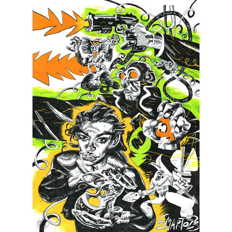 Get the Baboon by Martoz