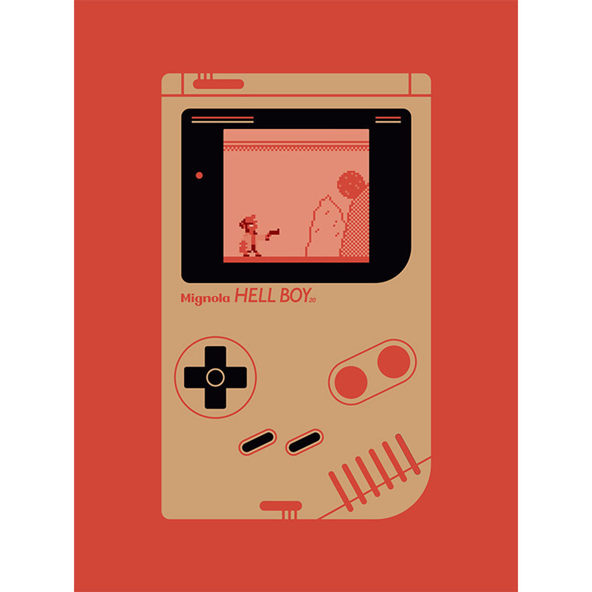 Hellboy Compact Video Game System (R) - Red Version