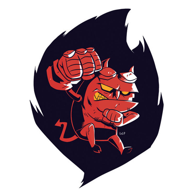 Hellboy Jr. by Craig Parrillo