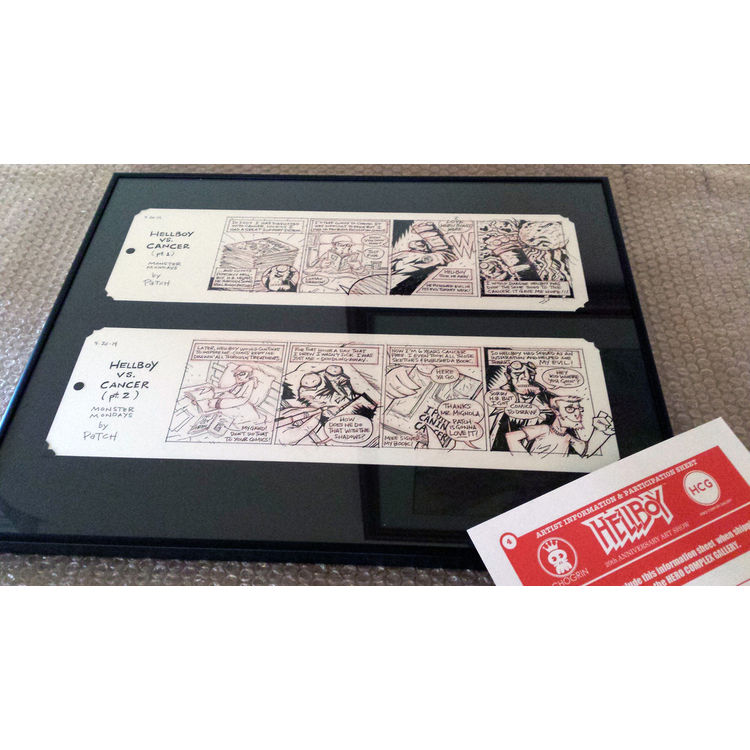 "Hellboy vs. Cancer Pt. I & Pt. II by Patch