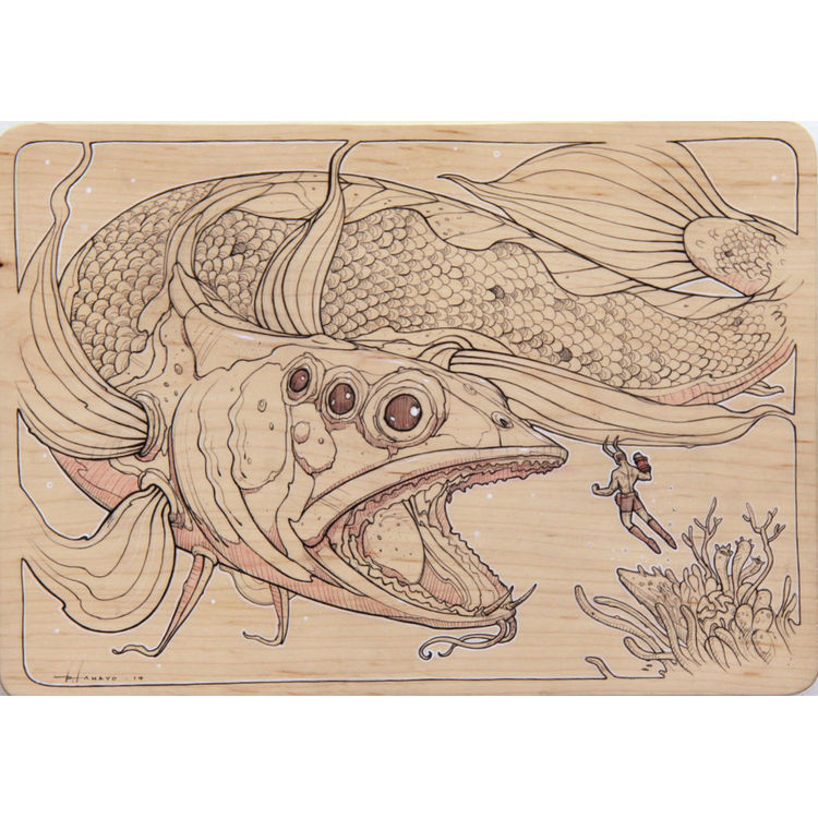 Swimming with the Fishes by Roland Tamayo