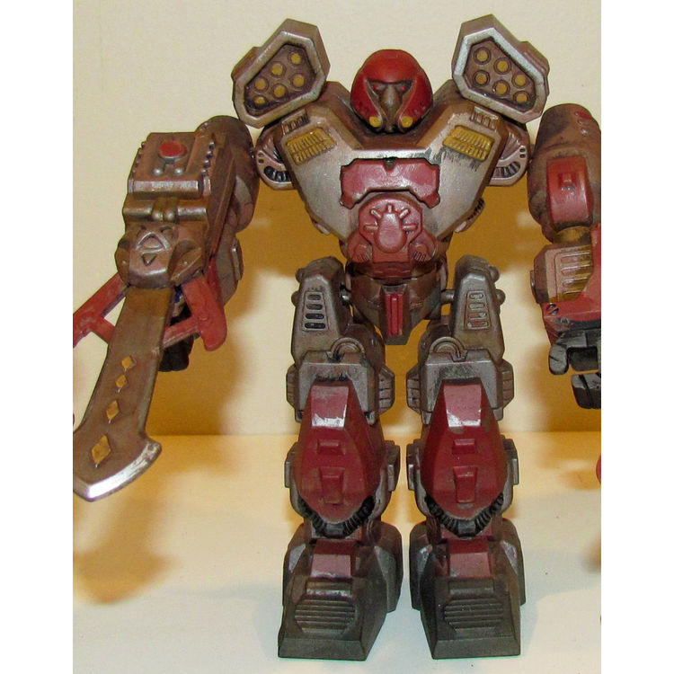 "Rust Core" custom toy robot 02 by Small Angry Monster (Adam Pratt)