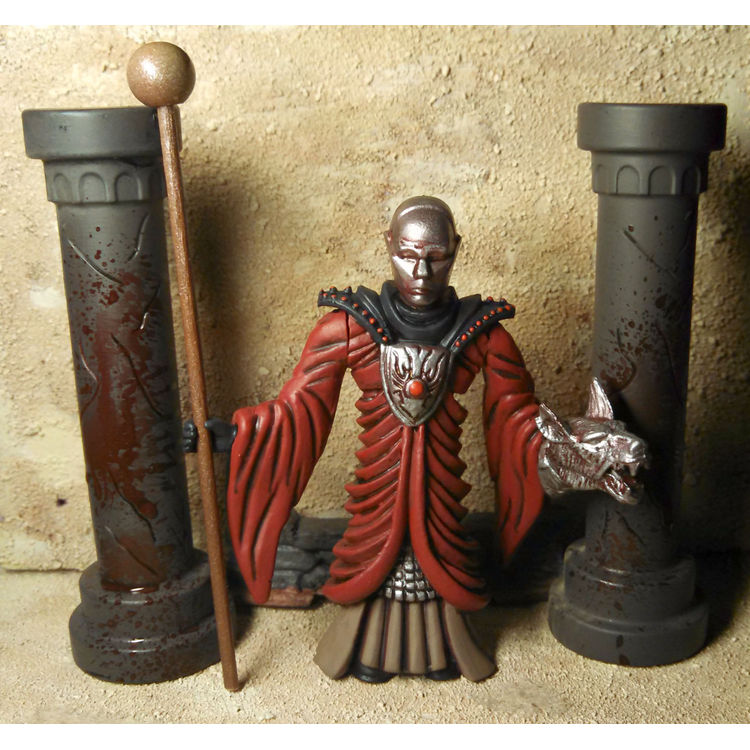 Dark Wolf Wizard: The Pillars of Peril playset by Small Angry Monster (Adam Pratt)