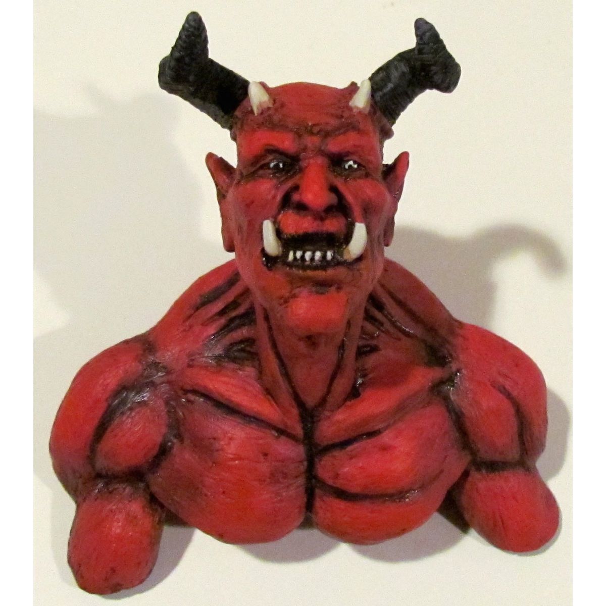 "The Devil you Know" resin mini bust